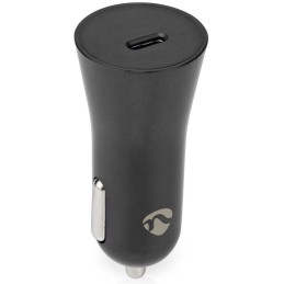 NEDIS nabíječka do auta/ 20 W/ 12 - 24 V DC/ 3.0 A/ USB-C/ automatická volba napětí/ černá