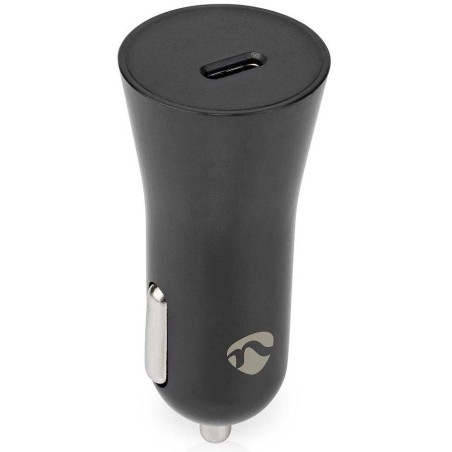 NEDIS nabíječka do auta/ 20 W/ 12 - 24 V DC/ 3.0 A/ USB-C/ automatická volba napětí/ černá