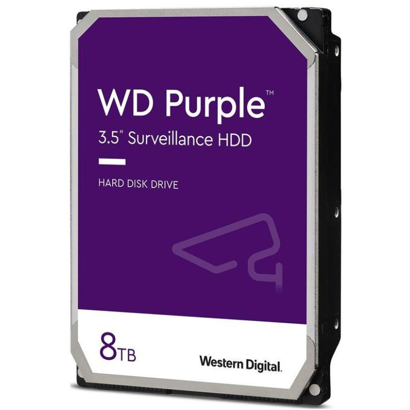 WD PURPLE 8TB / WD85PURZ / SATA 6Gb/s / intern 3,5 Zoll / 5640 U/min / 256MB