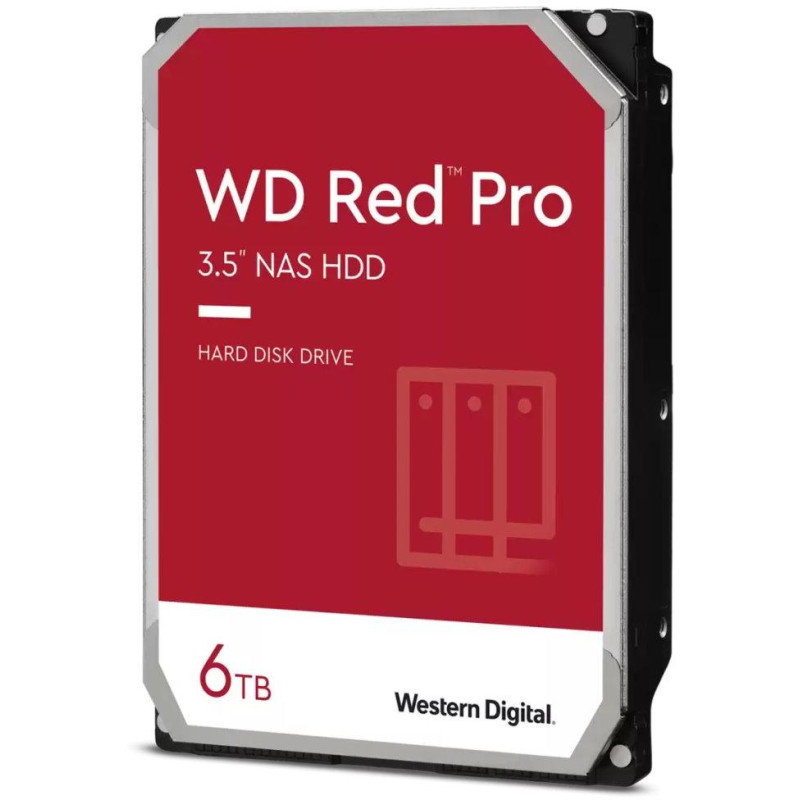 WD RED Pro 6TB / WD6005FFBX / SATA 6 Gb/s / Wewnętrzny 3,5" / 7200 obr./min / 256 MB