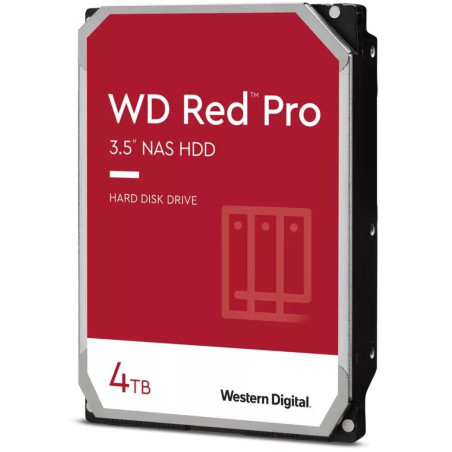 WD RED Pro 4TB / WD4005FFBX / SATA 6Gb/s / Interní 3,5"/ 7200 rpm / 256MB