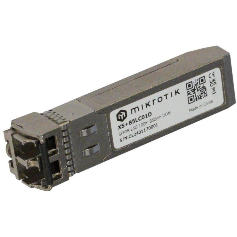 MikroTik XS+85LC01D SFP28 optický modul, MM, 100m, 25G, 850nm