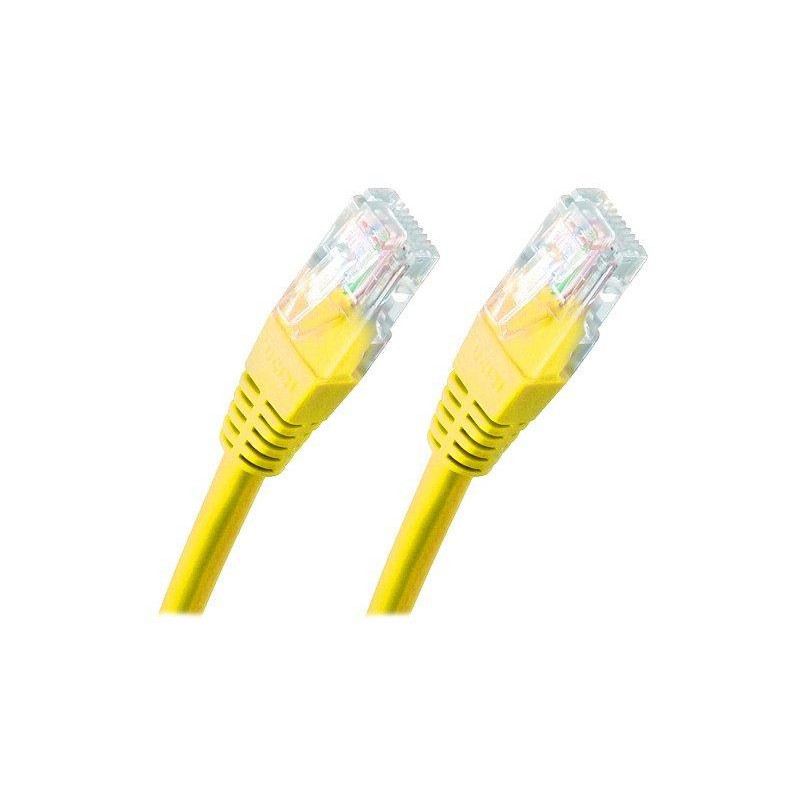 XtendLan Patch kabel Cat 5e UTP 1,5m – žlutý