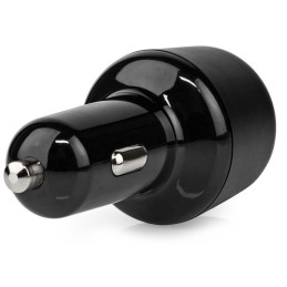 NEDIS nabíječka do auta/ 48 W/ dva výstupy/ 12 - 24 V DC/ 3.0 A/ USB-A/ USB-C/ automatická volba napětí/ černá