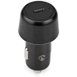 NEDIS nabíječka do auta/ 45 W/ 12 - 24 V DC/ 3.0 A/ USB-C/ automatická volba napětí/ černá