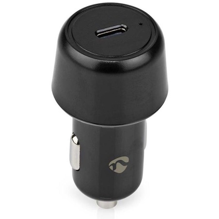 NEDIS nabíječka do auta/ 45 W/ 12 - 24 V DC/ 3.0 A/ USB-C/ automatická volba napětí/ černá
