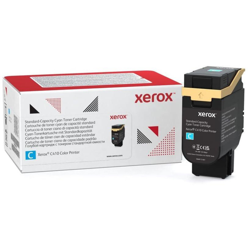 Xerox Original Cyan-Toner - Standardkapazität für C410, C415 (2.000 Seiten)