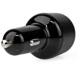 NEDIS nabíječka do auta/ 65 W/ 12 - 24 V DC/ 3.25 A/ USB-A/ USB-C/ automatická volba napětí/  černá