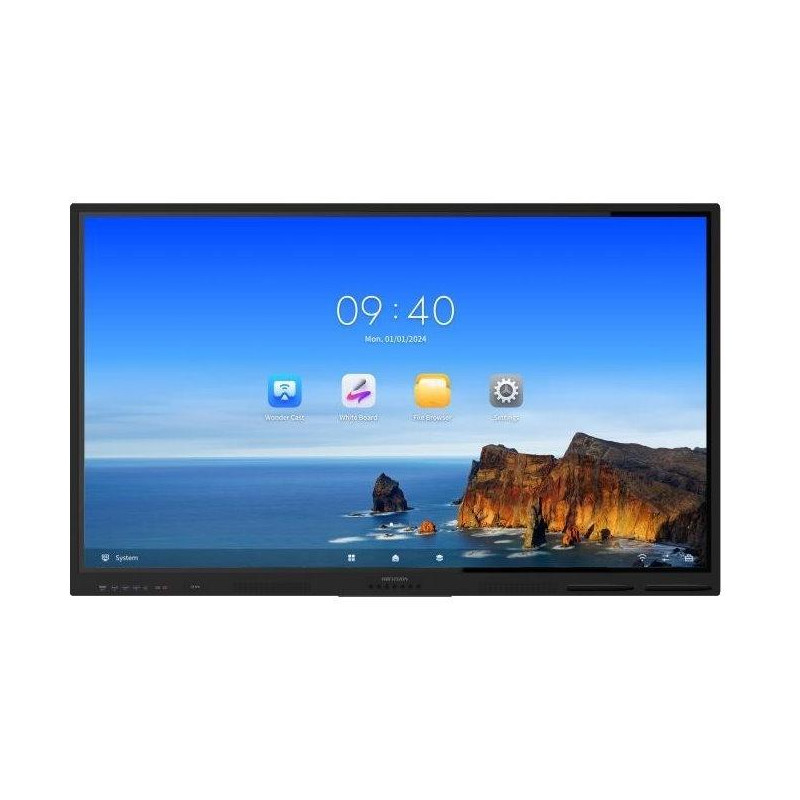 HIKVISION interactive touch panel 86", 4K, Android 13, 8GB, 64GB storage, 40 points, infrared, Type-C*1, HDMI, BT