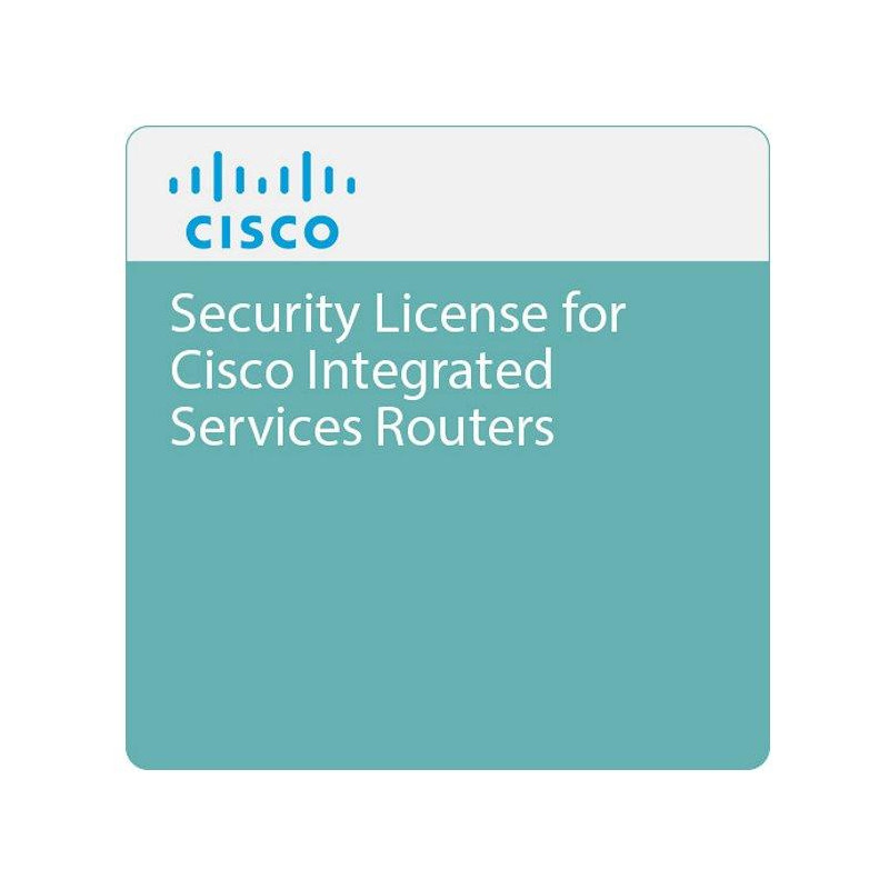 Electronic License: Cisco Security License for Cisco ISR 900