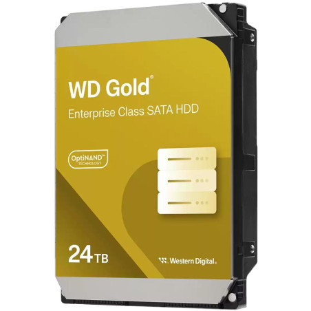 WD GOLD 24TB / WD241KRYZ / SATA 6Gb/s / Wewnętrzny / 3,5" / 7200 obr./min / 512 MB