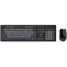 GENIUS Smart KM-8200 Dual Color/ Zestaw bezprzewodowy 2,4 GHz/ Copilot/ USB/ czarno-szary/ Układ CZ+SK