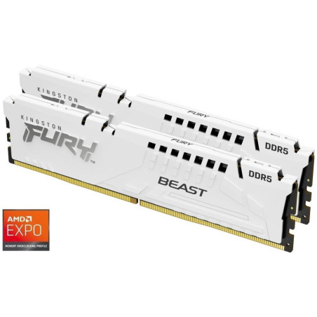 KINGSTON FURY Beast White EXPO 32 GB DDR5 6000 MT/s / CL36 / DIMM / Kit 2 x 16 GB