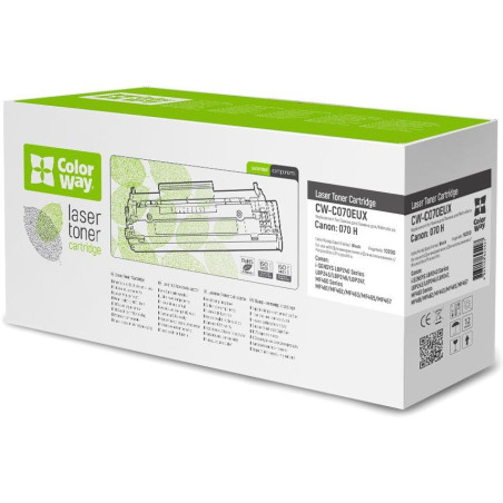 Toner kompatybilny COLORWAY do CANON 070H/ 10 200 stron / Czarny