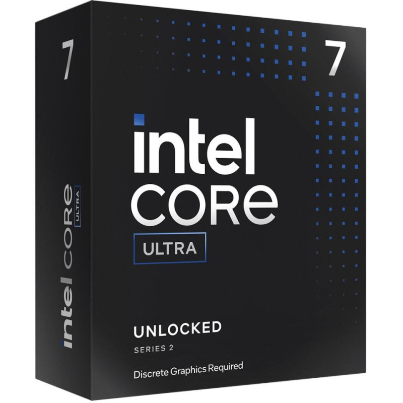 INTEL Core Ultra 7 265KF / Arrow Lake / LGA1851 / max. 5.5GHz / 8P+12E/20T / TDP 250W / without VGA / BOX without cooler