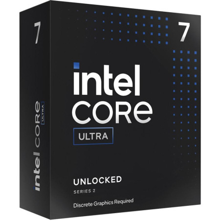 INTEL Core Ultra 7 265KF / Arrow Lake / LGA1851 / max. 5.5GHz / 8P+12E/20T / TDP 250W / without VGA / BOX without cooler