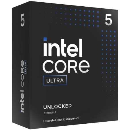 INTEL Core Ultra 5 245KF / Arrow Lake / LGA1851 / max. 5,2GHz / 6P+8E/14T / TDP 159W / bez VGA / BOX bez chladiče