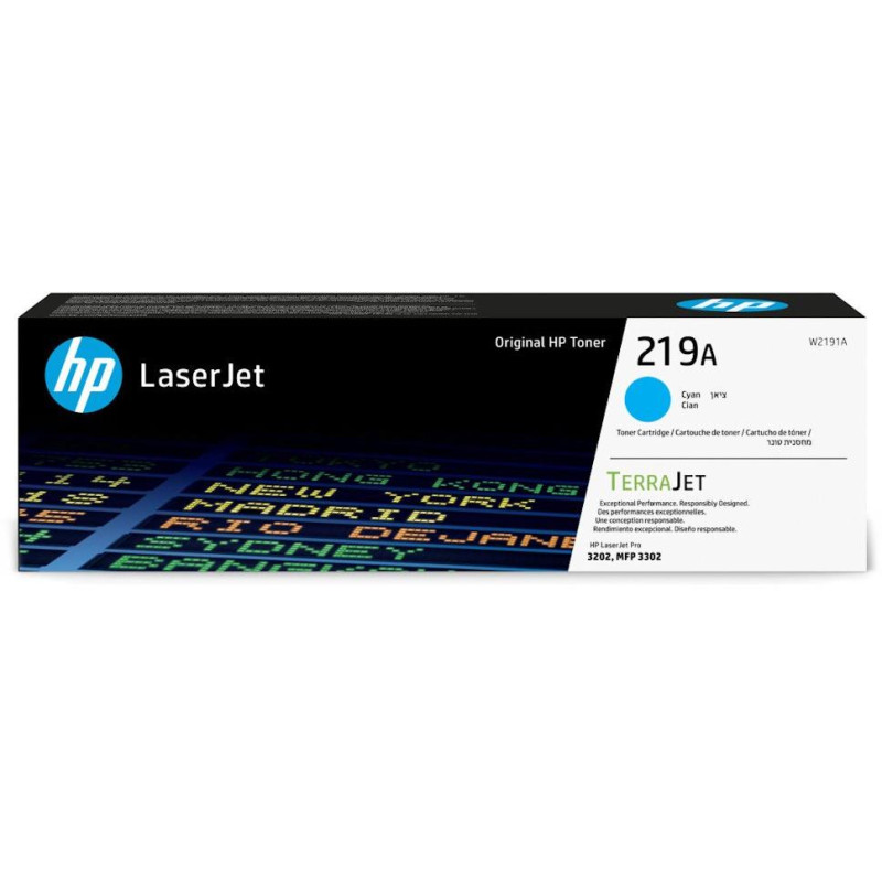 HP toner originální 219A - azurový, 1200str.