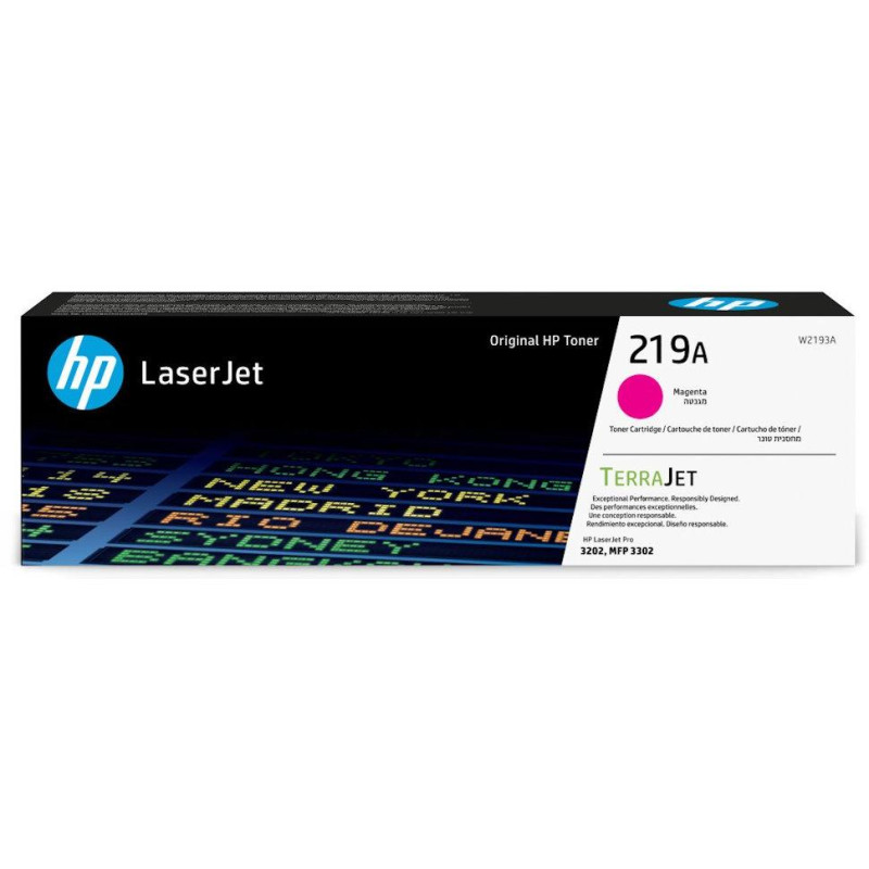 HP toner original 219A - magenta, 1200 pages.