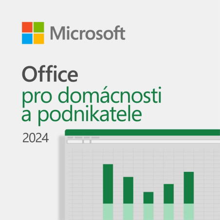 Electronic license: Microsoft Office for Home and Business 2024 Czech Medialess - ESD (electronic) license