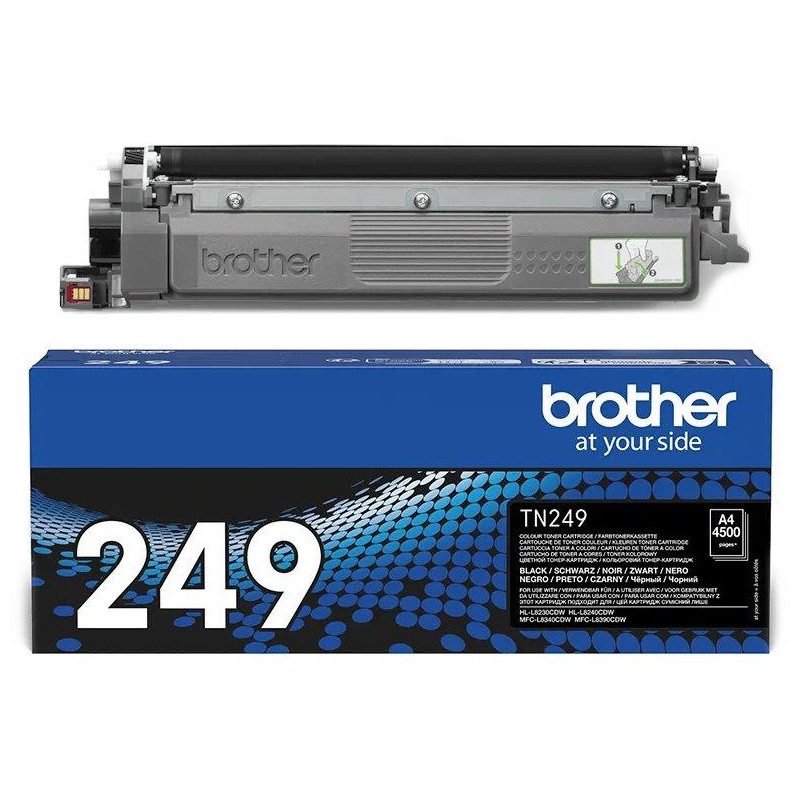 BROTHER toner TN-249BK for HL-L8240CDW, MFC-L8390CDW / 4500 pages / black