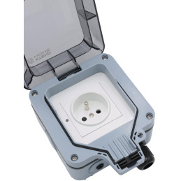 Xtend Home chytrá venkovní zásuvka, IP66, WiFi, správné spínání fáze, Tuya