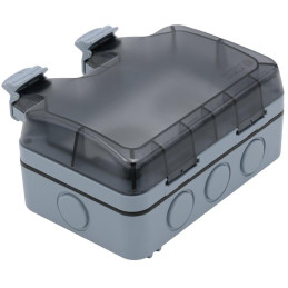 Xtend Home chytrá venkovní dvouzásuvka, IP66, WiFi, správné spínání fáze, Tuya