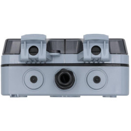 Xtend Home chytrá venkovní dvouzásuvka, IP66, WiFi, správné spínání fáze, Tuya