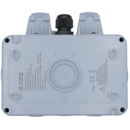 Xtend Home chytrá venkovní dvouzásuvka, IP66, WiFi, správné spínání fáze, Tuya