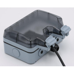 Xtend Home chytrá venkovní dvouzásuvka, IP66, WiFi, správné spínání fáze, Tuya