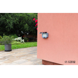 Xtend Home chytrá venkovní dvouzásuvka, IP66, WiFi, správné spínání fáze, Tuya