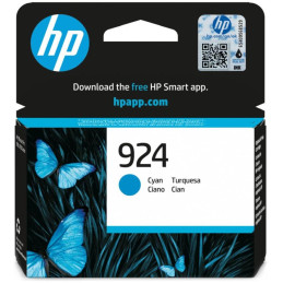 HP inkoustová kazeta 4K0U3NE, HP 924, azurová, 400 stran