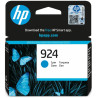 HP ink cartridge 4K0U3NE, HP 924, cyan, 400 pages