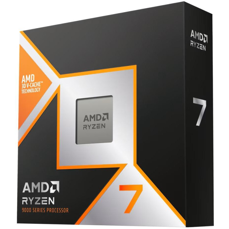 AMD Ryzen 7 9800X3D / LGA AM5 / max. 5,2GHz / 8C/16T / 104MB / 120W TDP / BOX ohne Kühler