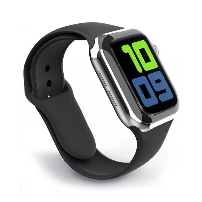 Swissten remienok pre apple watch silikónový 38 / 40 / 41 mm čierny