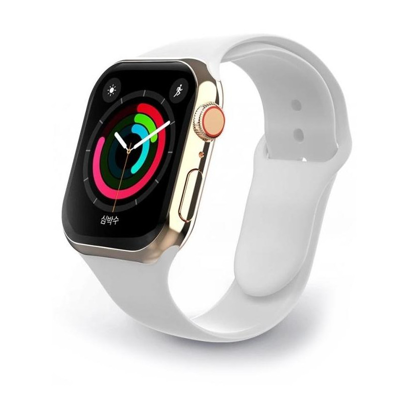 Swissten řemínek pro apple watch silikonový 38 / 40 / 41 mm bílý
