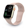 Swissten Armband für Apple Watch Silikon 42 / 44 / 45 / 49 mm Sandrosa