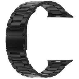 Pasek Swissten do zegarka Apple Watch metalowy 38 / 40 / 41 mm czarny