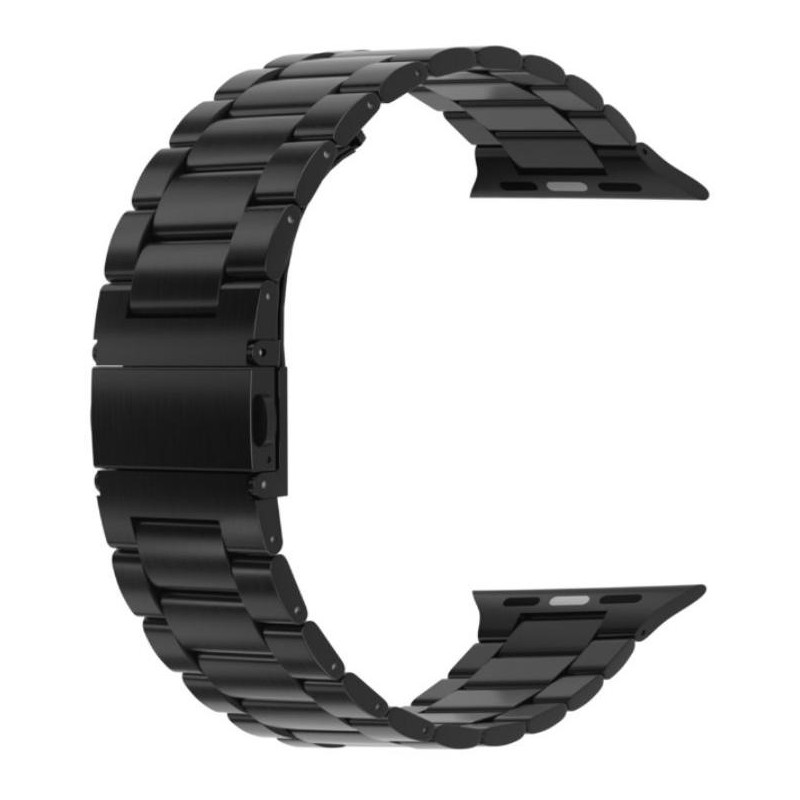 Swissten řemínek pro apple watch kovový 42 / 44 / 45 / 49 mm černý