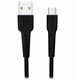 Swissten Datenkabel USB/Micro-USB 1,0 m schwarz