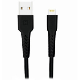 Swissten data cable usb / lightning 1.0 m black