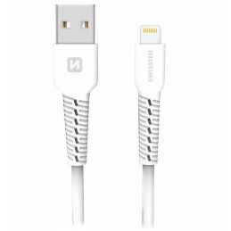 Swissten data cable usb / lightning 1.0 m white