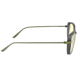 GUNNAR kancelářske/herní brýle FALLOUT VAULT 33 /GUNMETAL-OLIVE / * jantárová skla * BLF 65 * GUNNAR focus