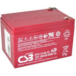 CSB Pb záložní akumulátor VRLA AGM 12V/15Ah 6-DZM-12 (EVH12150)
