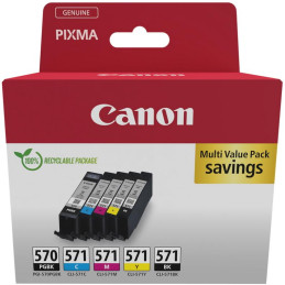 Canon multipack ink cartridges PGI-570/CLI-571 PGBK/C/M/Y/BK MULTI