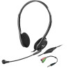 GENIUS Headset HS-200C, 2x 3,5 Klinke, Reduzierung auf Einzelklinke