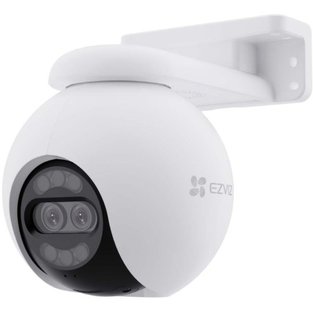 EZVIZ IP camera H80x Dual 4K/ PTZ/ Wi-Fi/ 8+2 Mpix/ IP65 protection/ 4mm lens/ H.265/ IR illumination up to 30m/ white