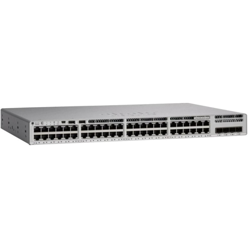 Cisco Catalyst 9200L, 48-Port, teilweises PoE+, 4 x 10G, NW Essentials