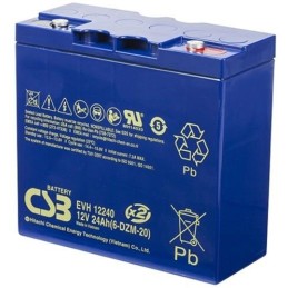 CSB Pb záložní akumulátor VRLA AGM 12V/24Ah 6-DZM-20 (EVH12240)