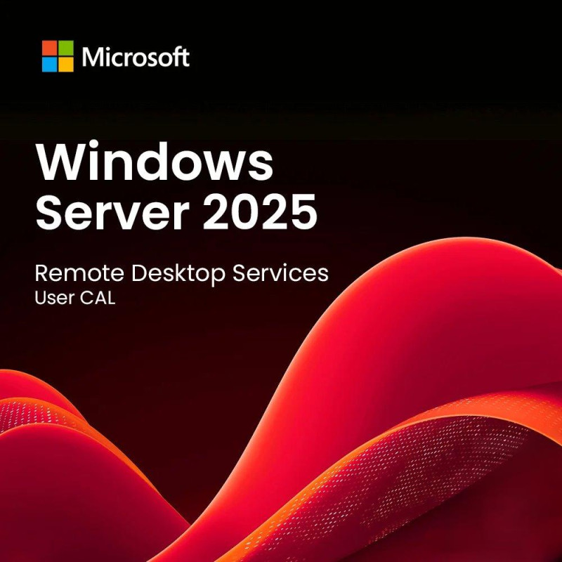 Electronic license: Microsoft CSP Windows Server 2025 Remote Desktop Services 1 User CAL - perpetual license for schools